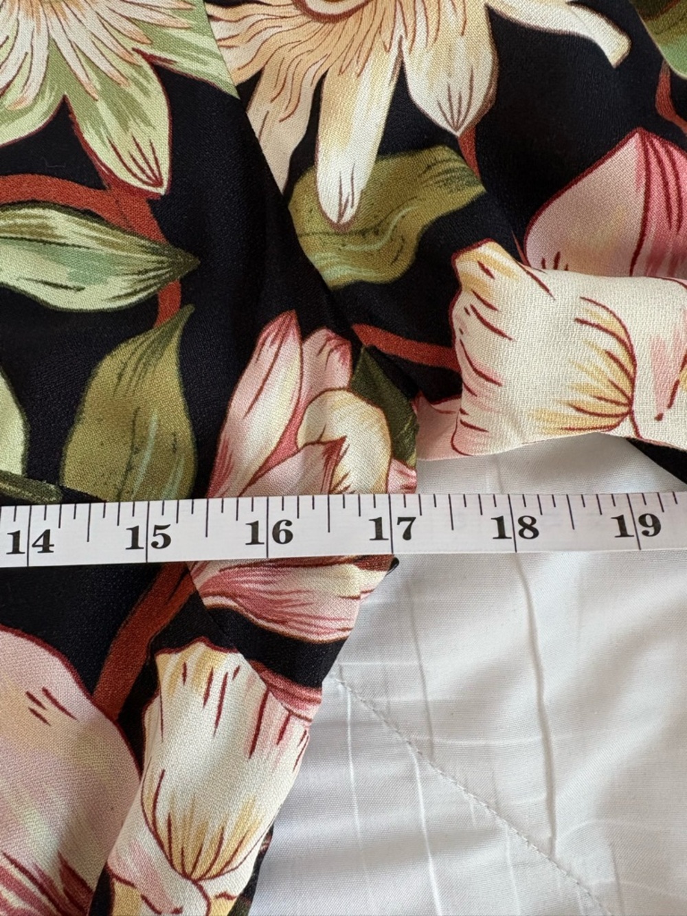 Farm Rio Surreal Flowers Black Long Sleeve Mini Dress - Picture 14 of 15